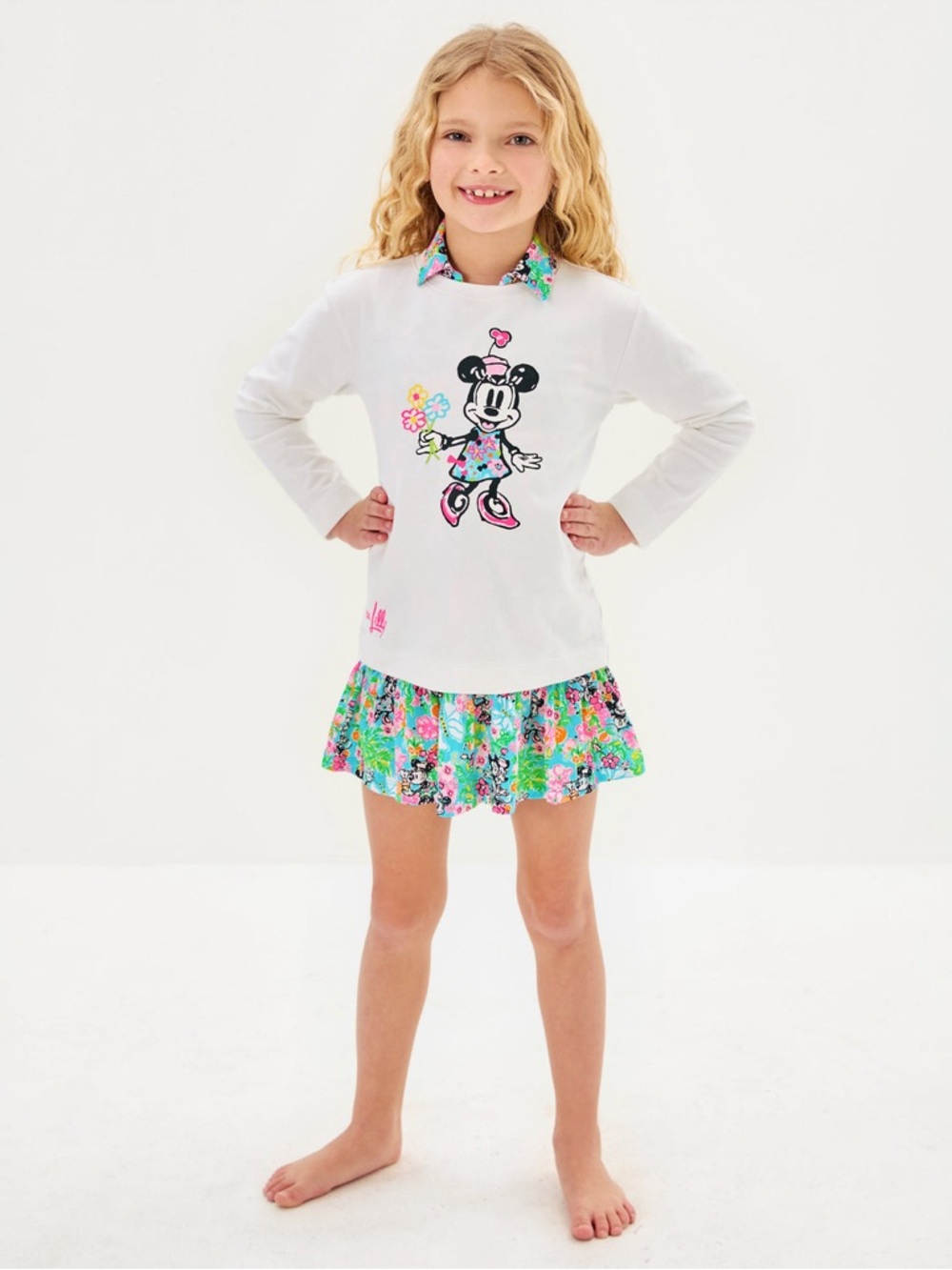 Lilly Hearts Disney Girls Mini Ballad Sweatshirt